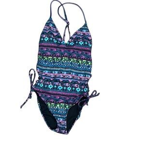 Beach Betty one piece adjustable swimsuit swim bathing suit M